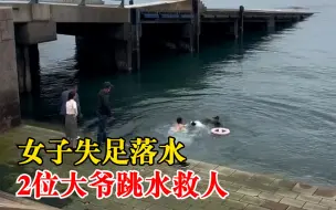 Tải video: 女子失足落水2位大爷跳水救人，事后默默离开