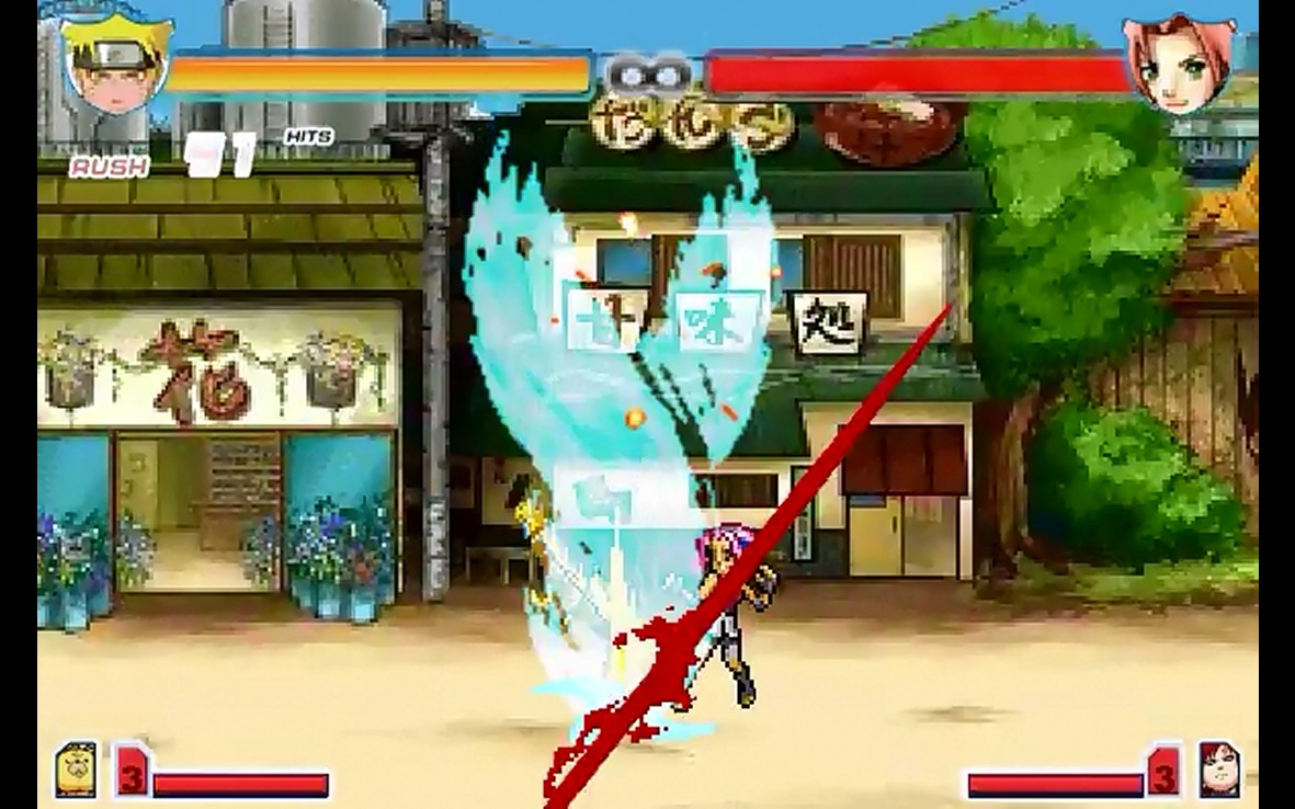 死神vs火影连招表演