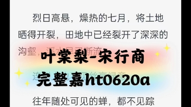 [图]叶棠梨宋行商《叶棠梨宋行商》完整版小说后续