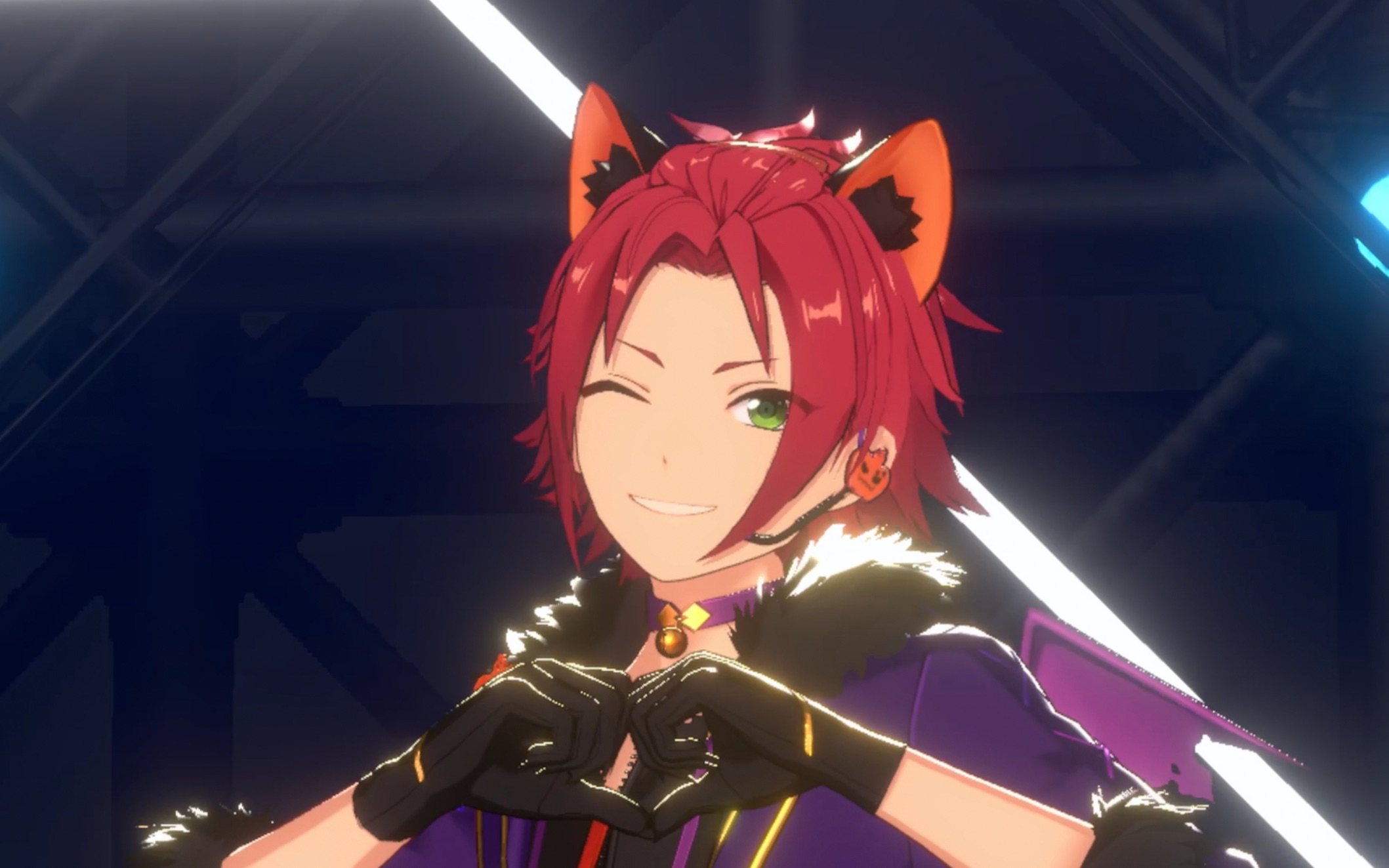 【es】衣更真绪 情人节限定spp(万圣黑猫衣装)