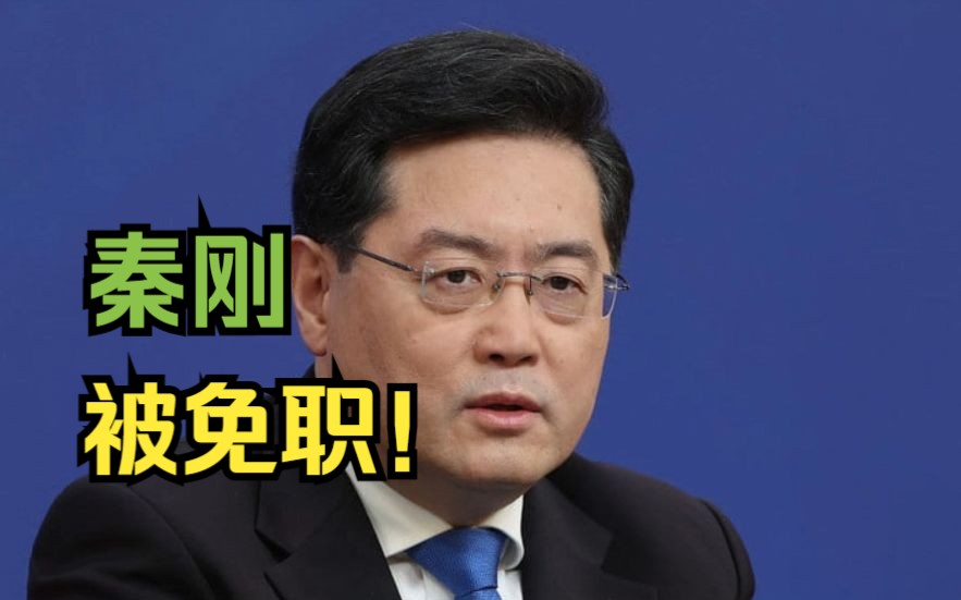 秦刚被免去中国国务委员职务