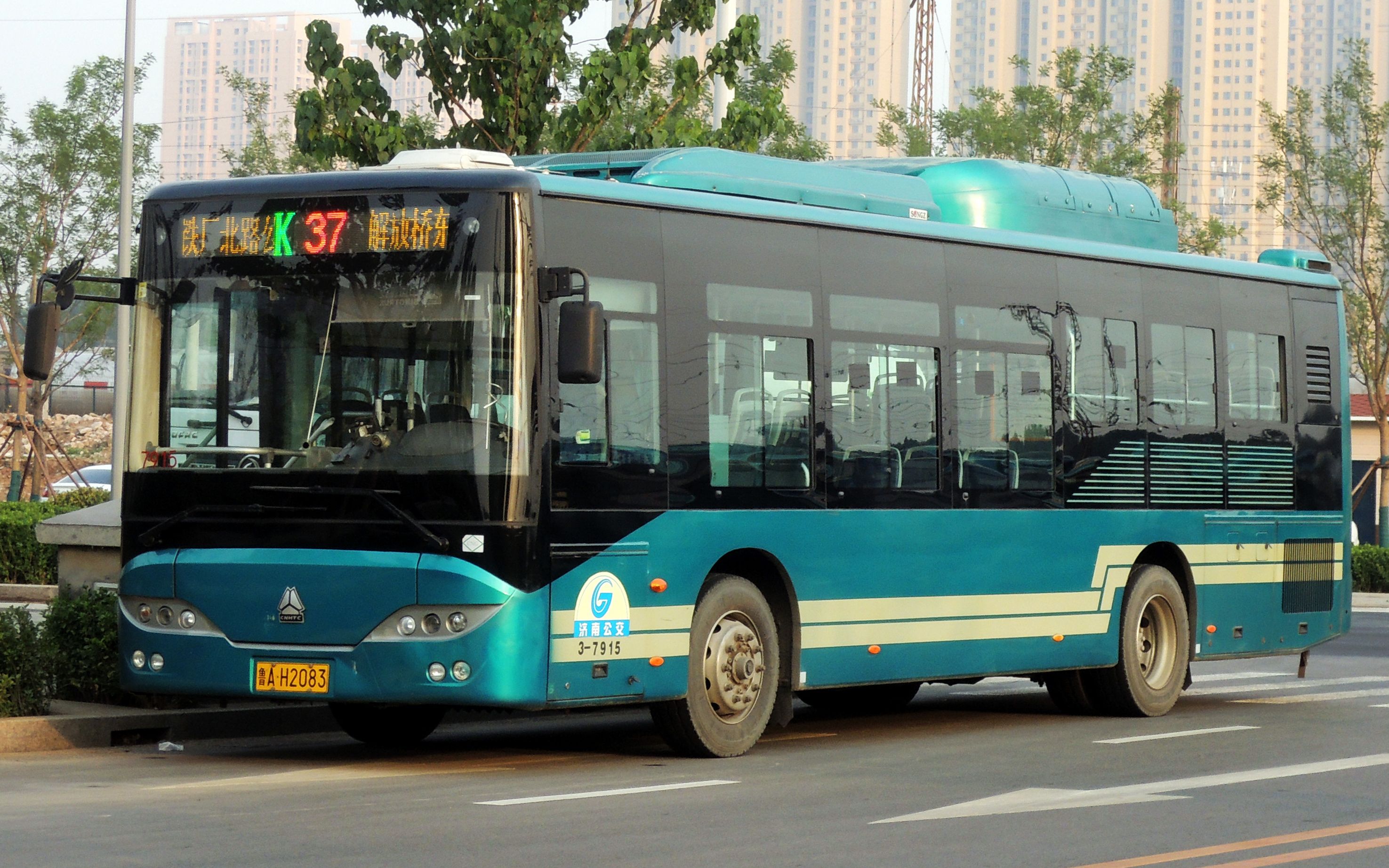 【pov174】大调整后的老线路:济南公交k37路(解放桥东—铁厂北路公交