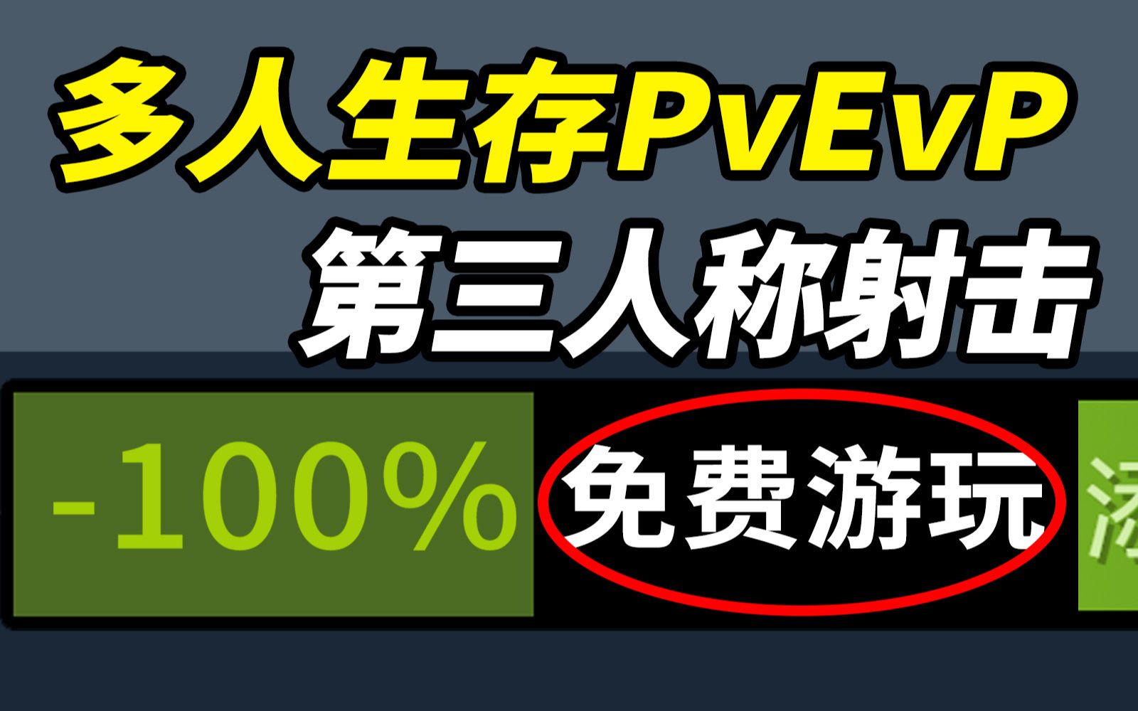 前Dice员工制作!最新免费第三人称射击!PvEvP!6月29号免费开玩单机游戏热门视频