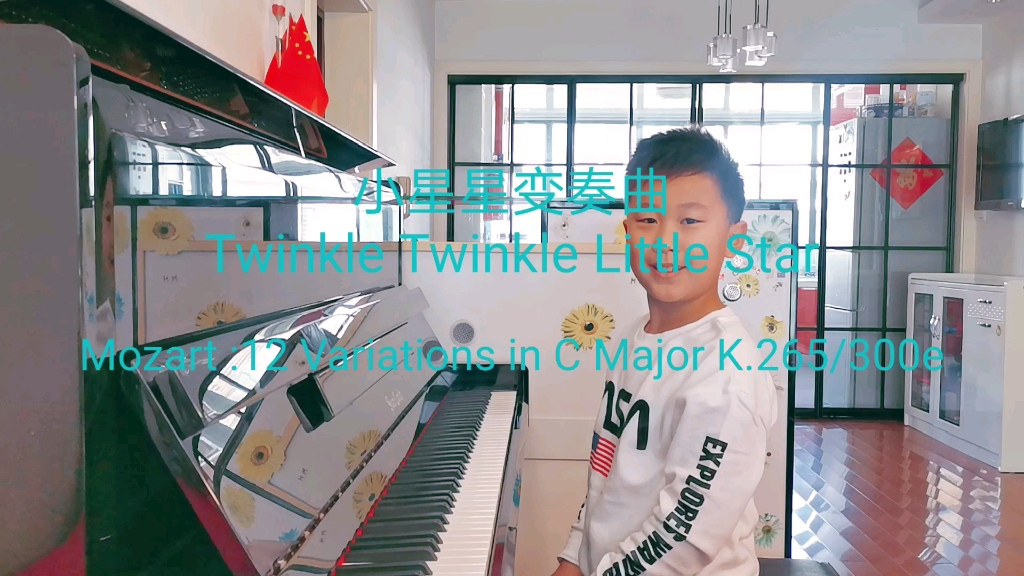 小星星变奏曲 Mozart :12 Variations in C Major K.265/300e(Twinkle Twinkle Little Star)哔哩哔哩bilibili