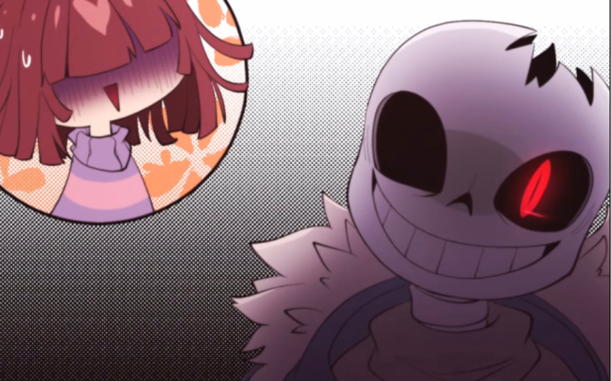 【horrortale漫配/中文字幕】你被吓到的样子很可爱