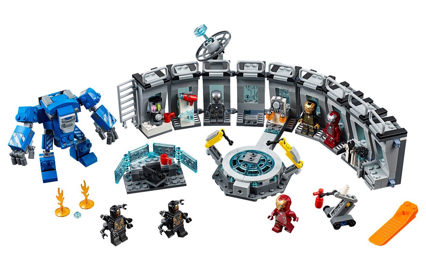 乐高 lego 76125 漫威超级英雄 钢铁侠 机甲陈列室 2019速拼评测