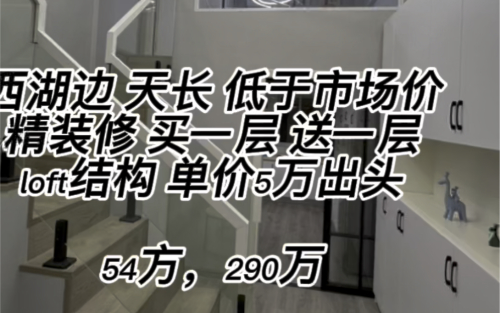 西湖边,天长板块,单价最低的房子,54方,290万!满五唯一,低于市场价,不占学籍!哔哩哔哩bilibili