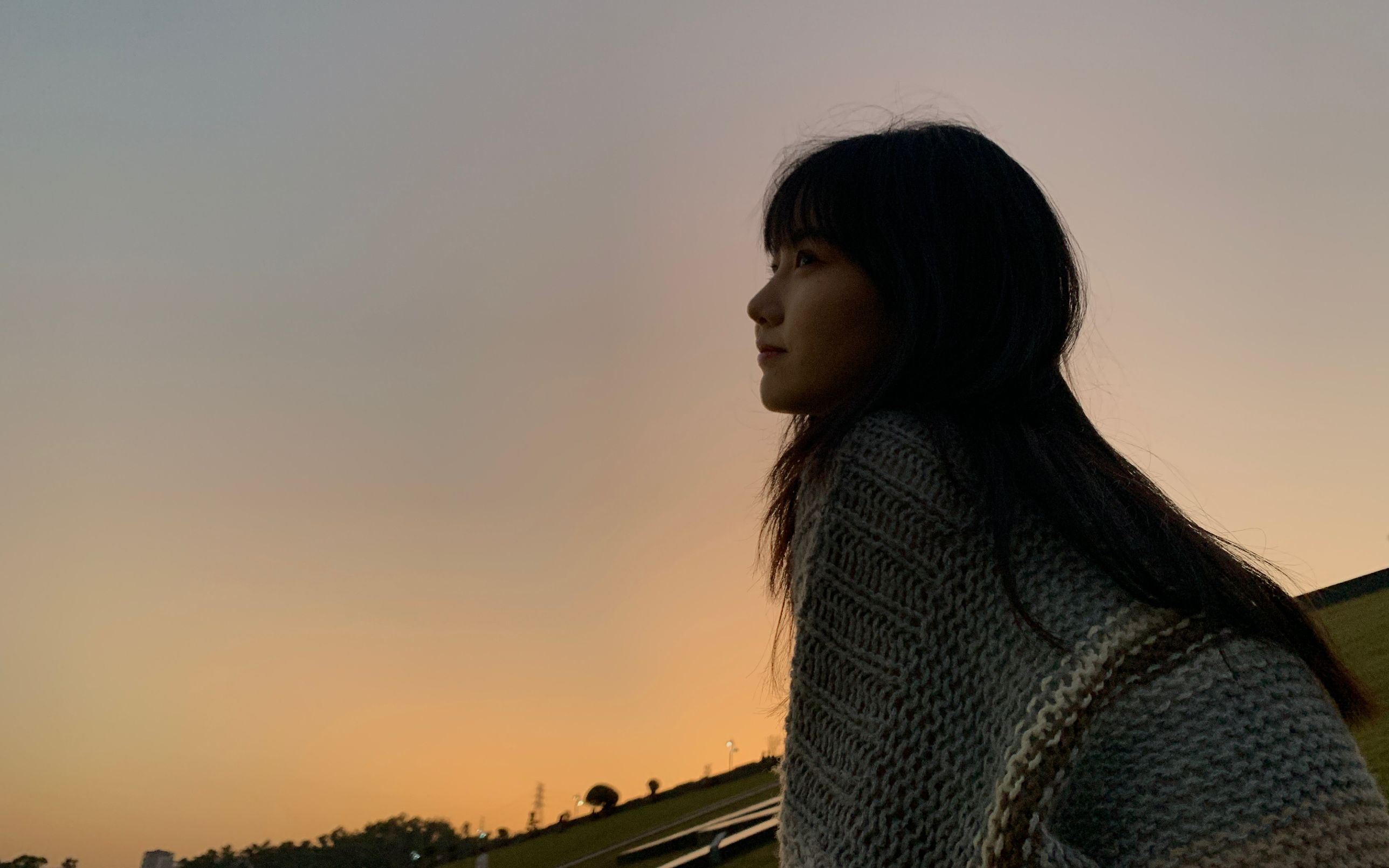 【杨惠婷】抖音 20191110 天气变凉了 想和你看夕阳了_哔哩哔哩_bili