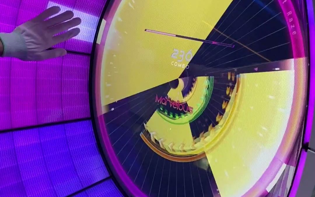 [wacca reverse x arcaea] avant raze expert 997k 手元_哔哩哔哩