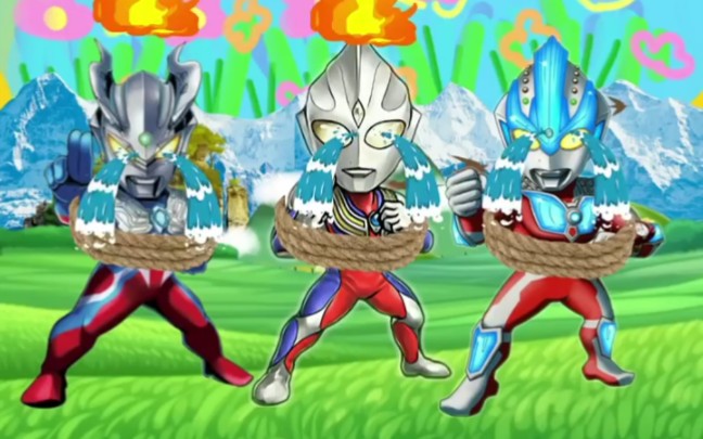 小奥特曼被霸王龙抓住了!