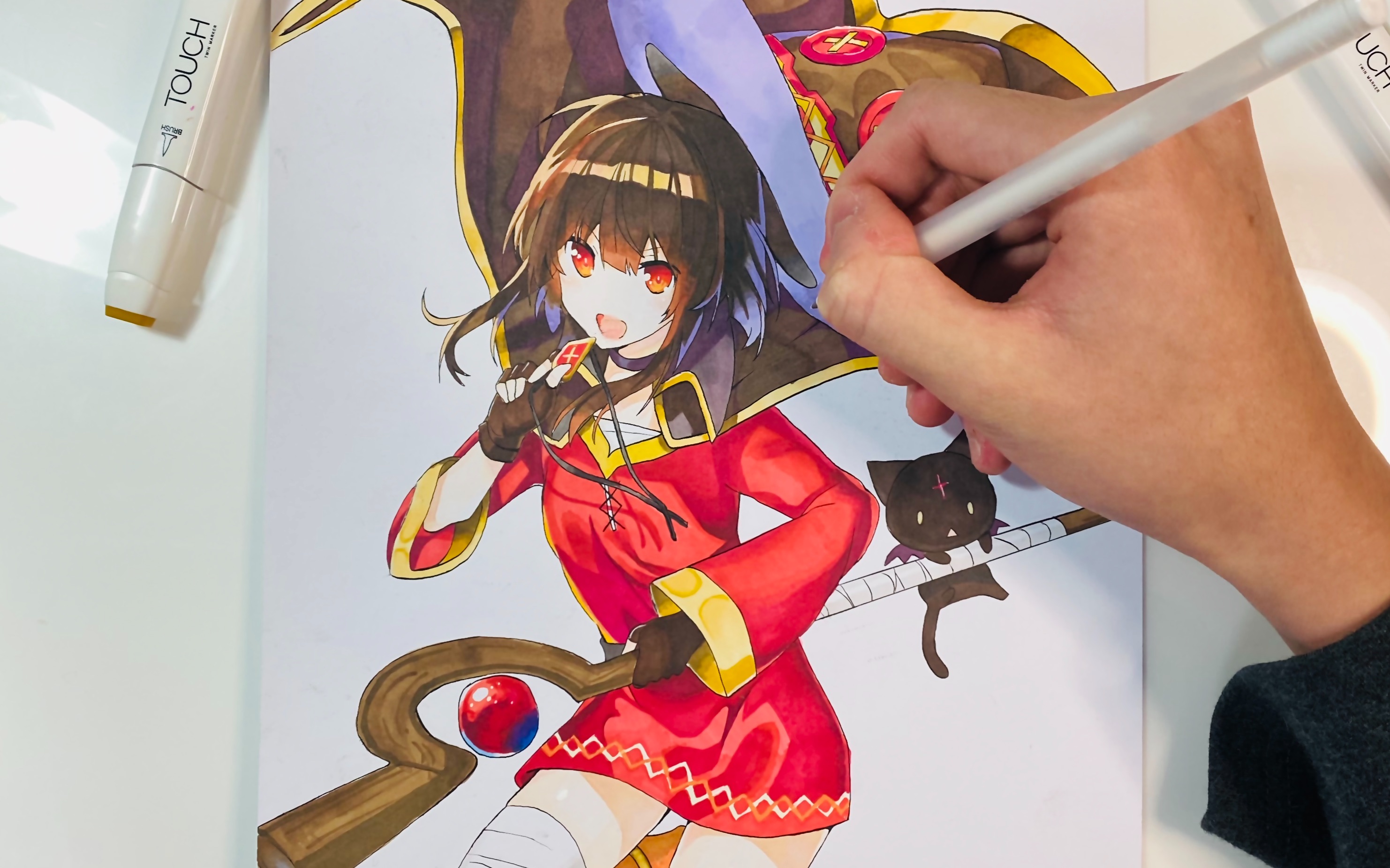 【手绘】explo——sion! 为美好的世界献上祝福 惠惠