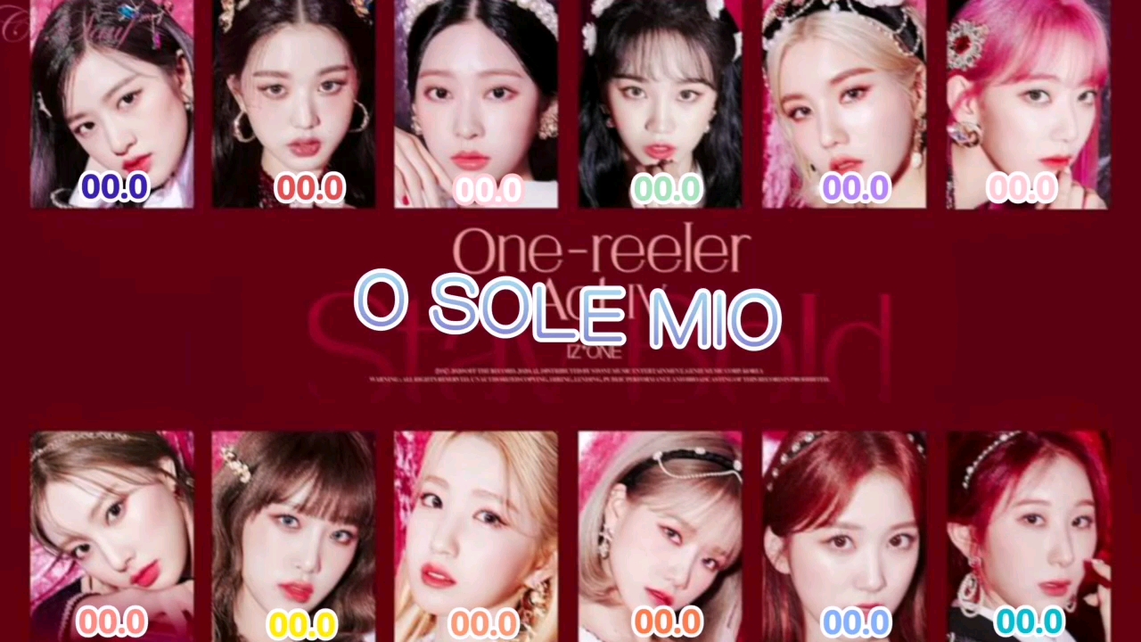 【IZONE】新专超好听收录曲《O SOLE MIO》歌曲时长分配哔哩哔哩bilibili