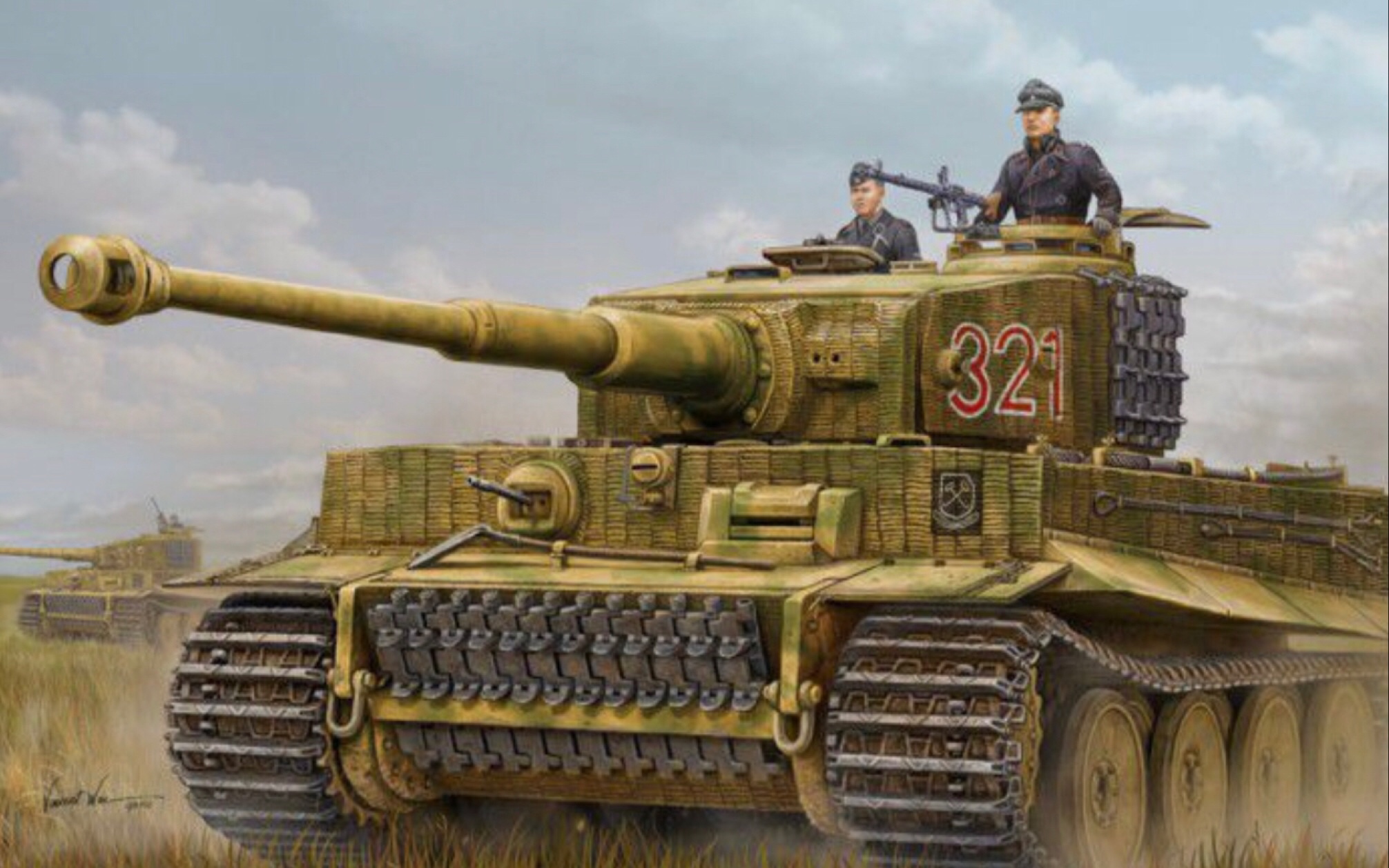 新人阿婆主老虎104血4000伤5伤和路人kv1s强行翻局?