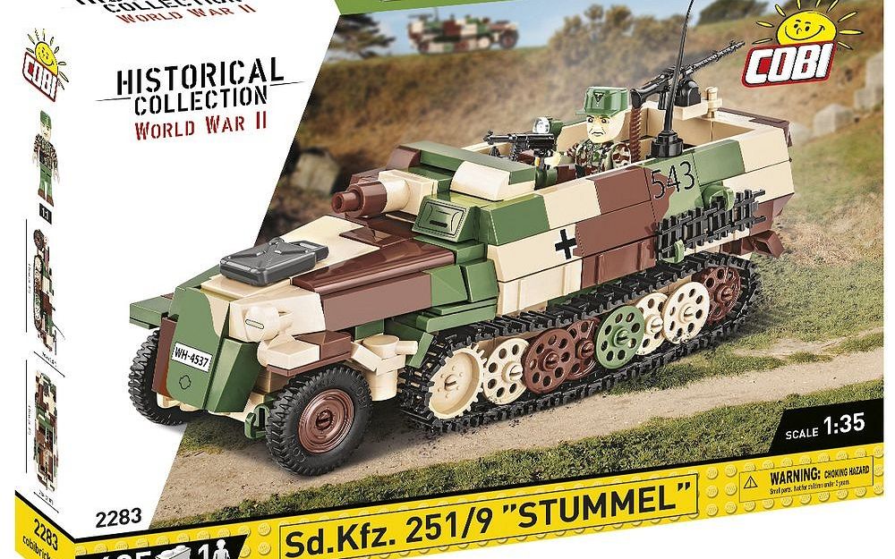 2023年 第十二期 COBI2283 Sd.Kfz. 251/9 半履带突击炮车 成品展示哔哩哔哩bilibili