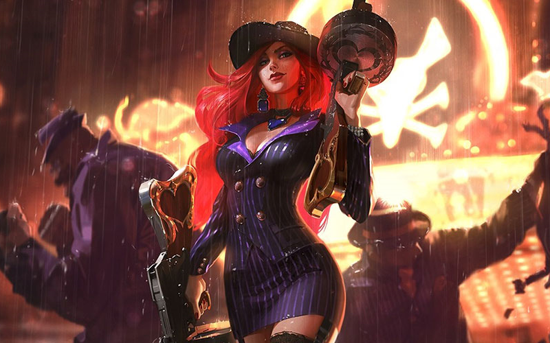 赏金猎人 厄运小姐 黑帮狂花 皮肤浏览 skin spotlight