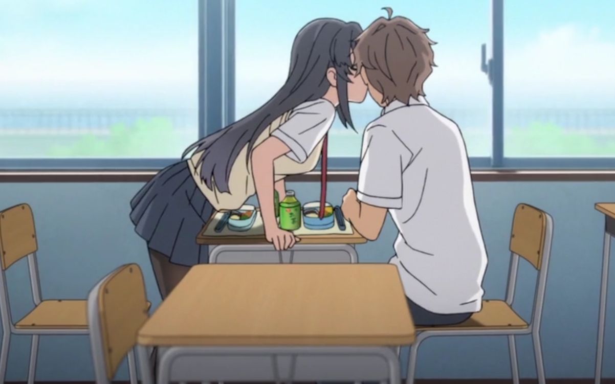 猪头咲太成功与麻衣学姐交往,这段真的甜出我的姨母笑