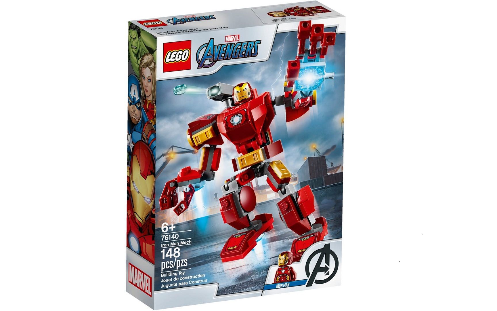 乐高 钢铁侠机甲 76140 速拼_哔哩哔哩_bilibili