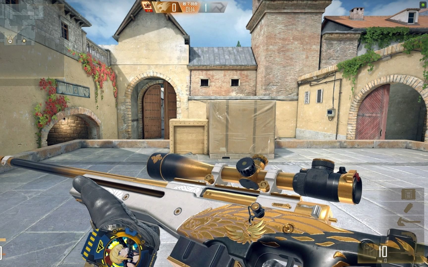 cfhd:白嫖皮肤天花板 awm神罚天使 人称小贵族