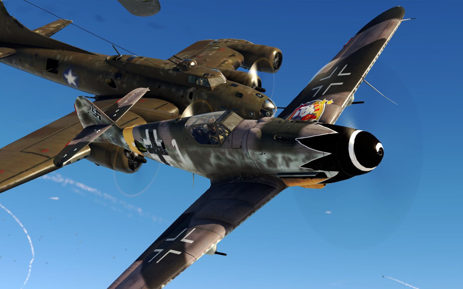 【土豆出品】丧心病狂mk108——bf109k-4/g-14"选帝候/古斯塔夫"击杀