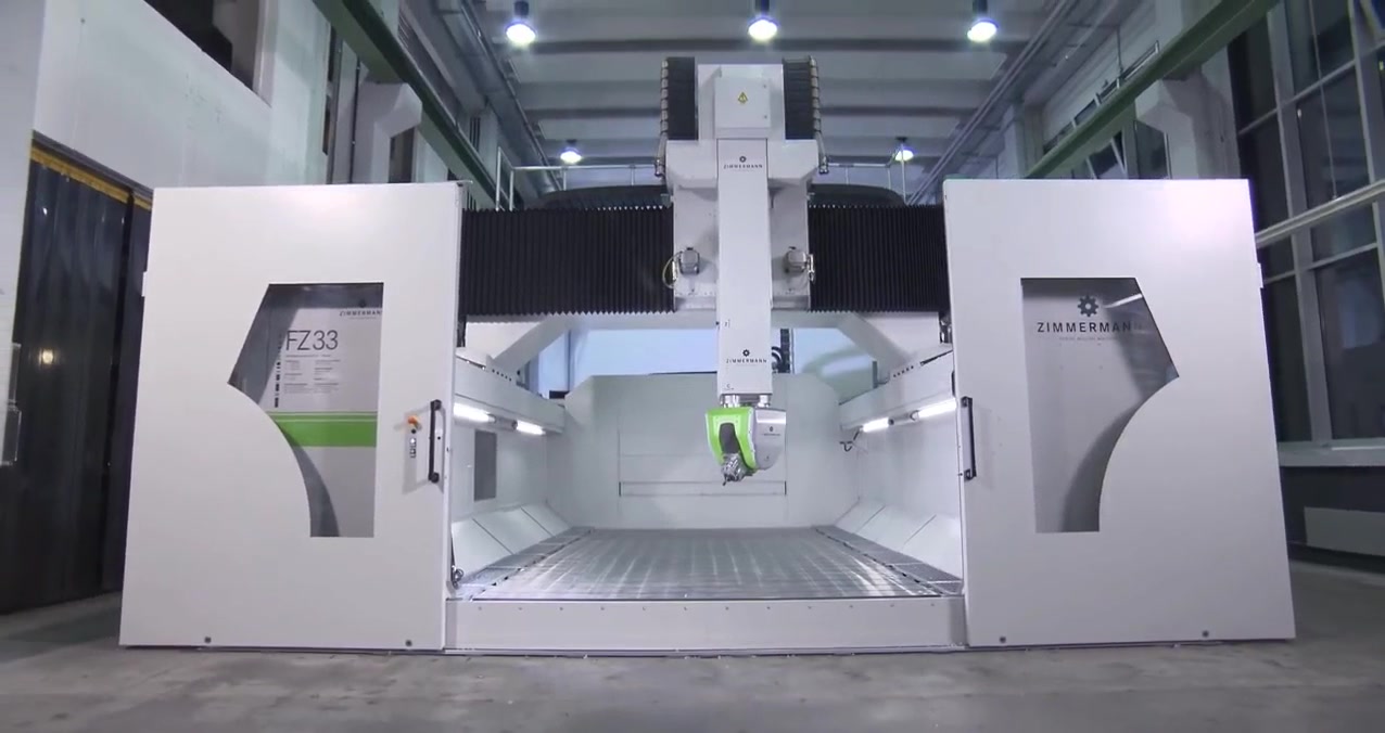 德国兹默曼zimmermann龙门铣床加工