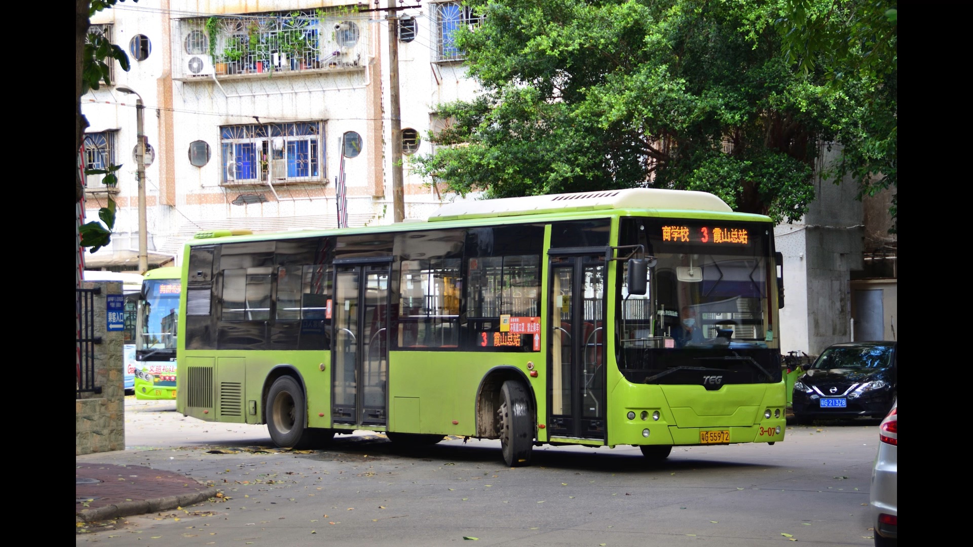 【公交车】全原色3-07南车时代teg6106ehevn02