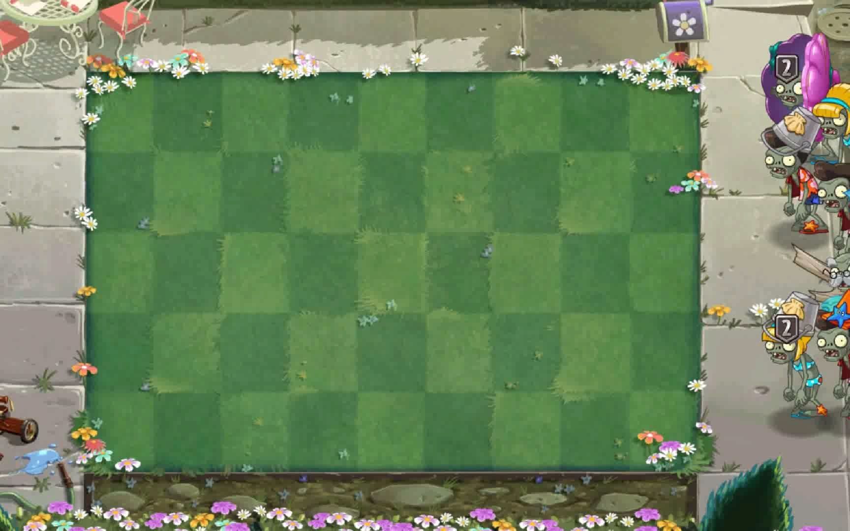 植物大战僵尸2 回忆之旅(第4季第3周) 困难关卡 0003 恐怖!