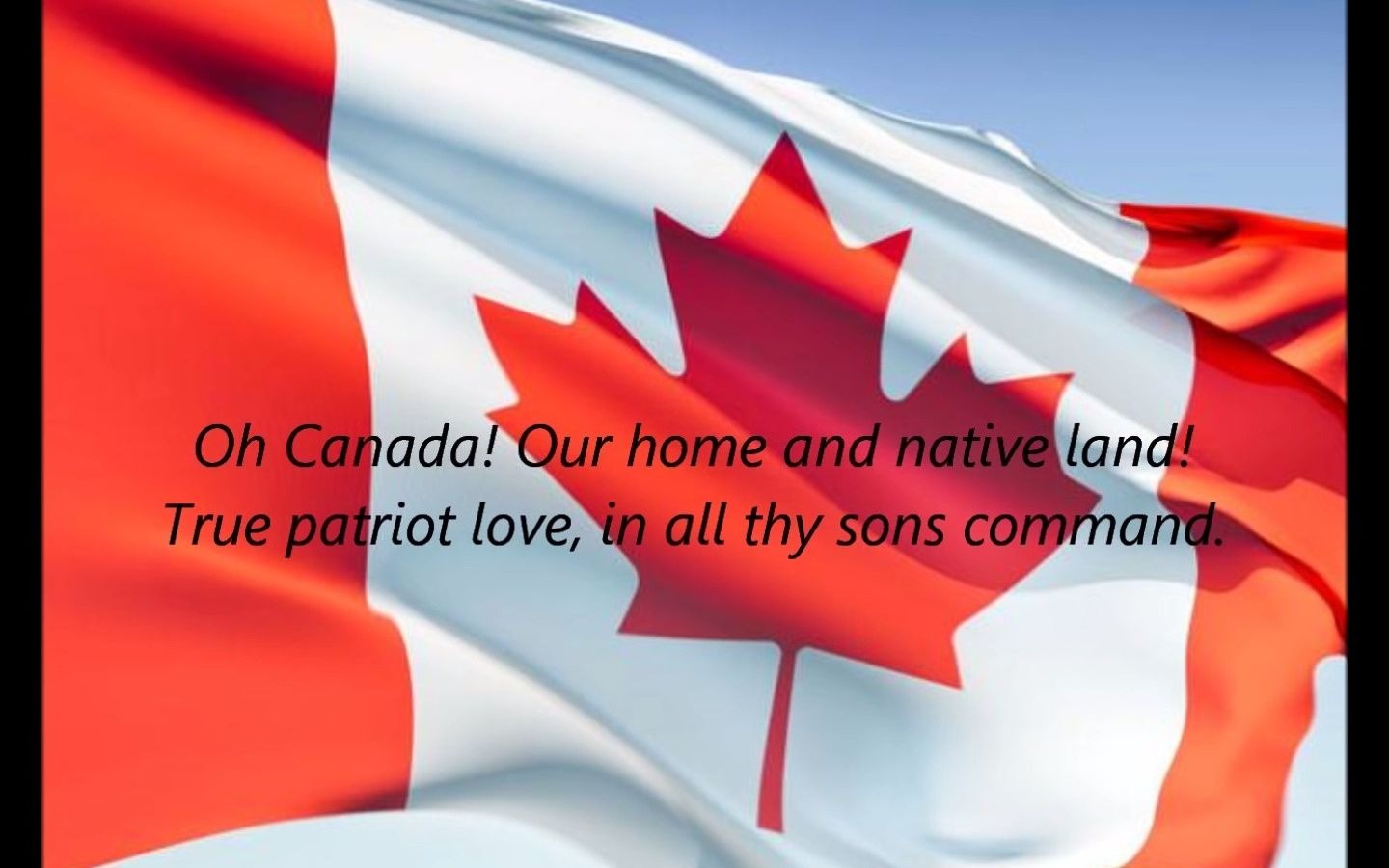 [图]加拿大国歌-“噢！加拿大”（FR / EN）你没听过的国歌 Canadian National Anthem - -Oh Canada