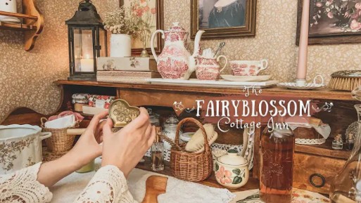 【Indoora World】8.23中字|Fairyblossom Cottage Inn舒适的晚间活动|自制自我护理产品ASMR哔哩哔哩bilibili