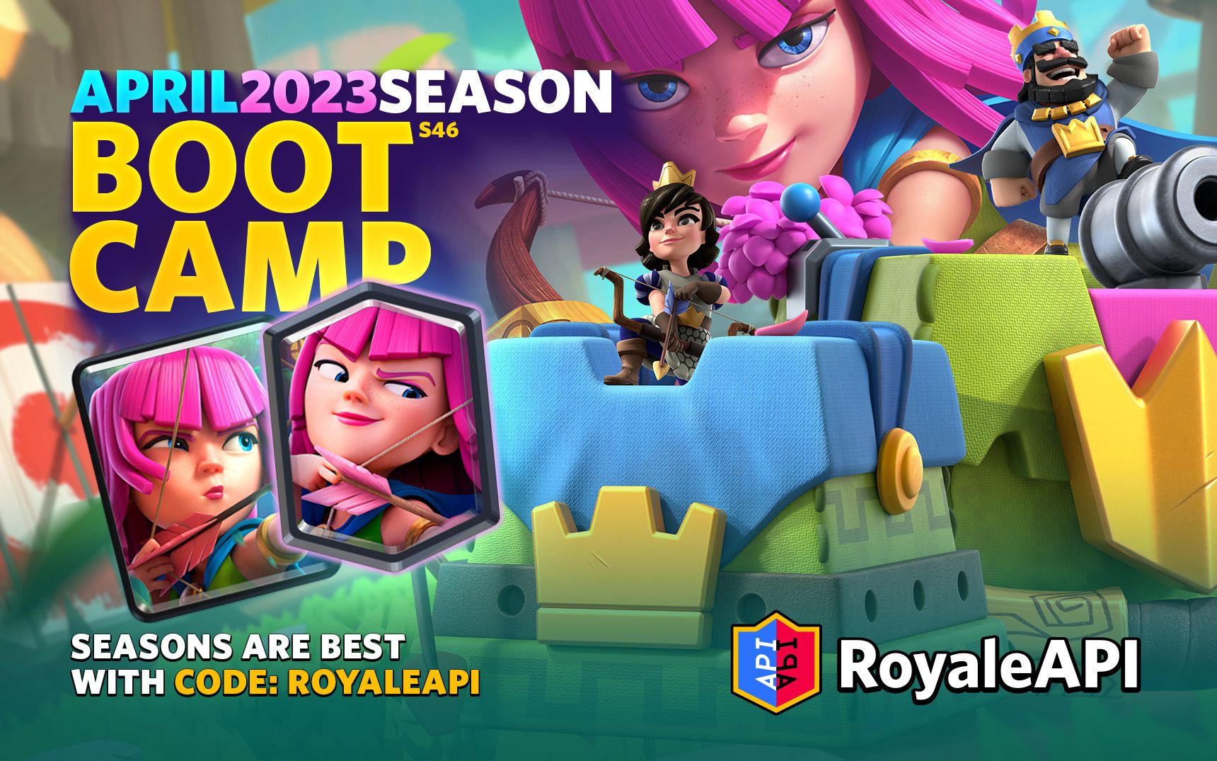 [图]Boot Camp: 皇室战争 Clash Royale 国际版 2023年4月主题季游戏更新 - RoyaleAPI