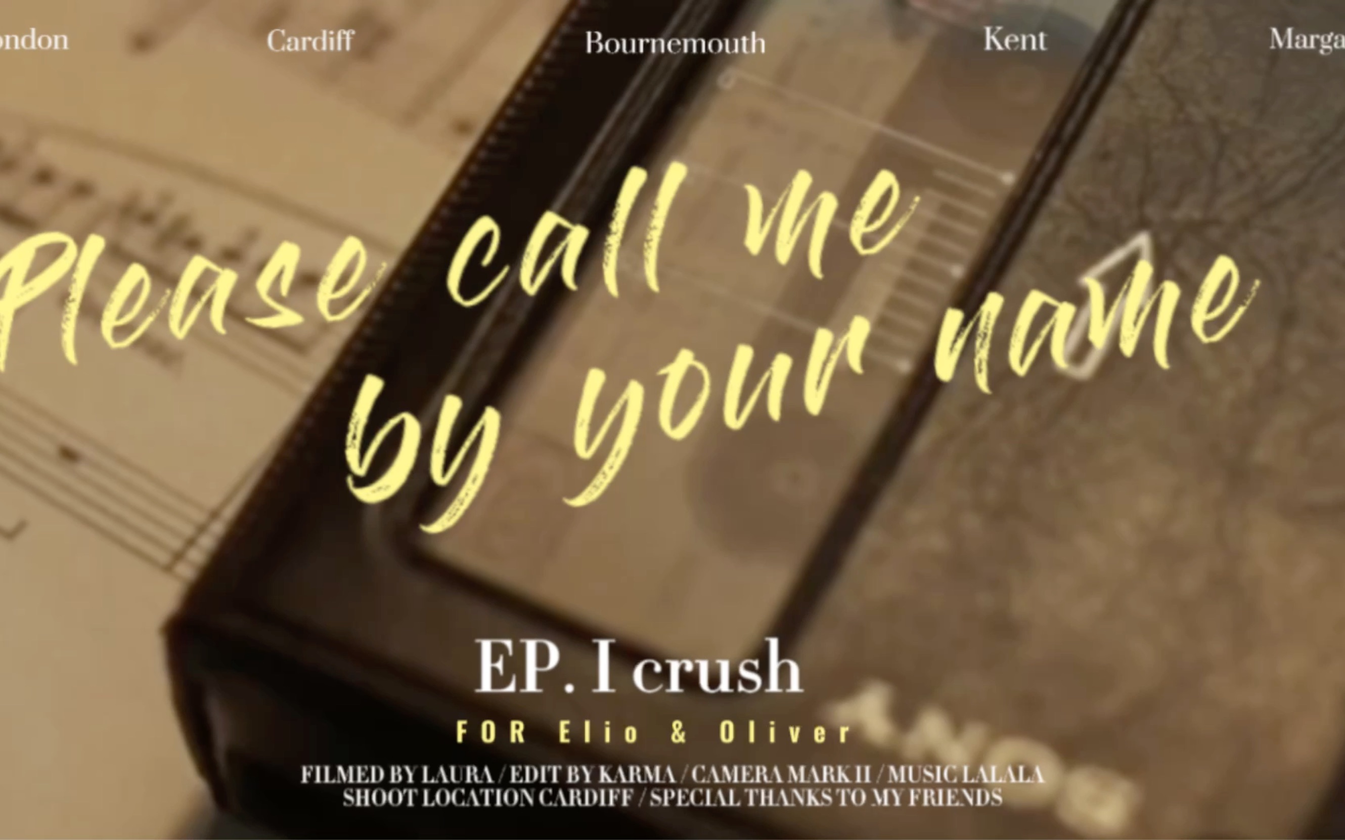 【请以你的名字呼唤我丨please call me by your name】"我对你的迷恋