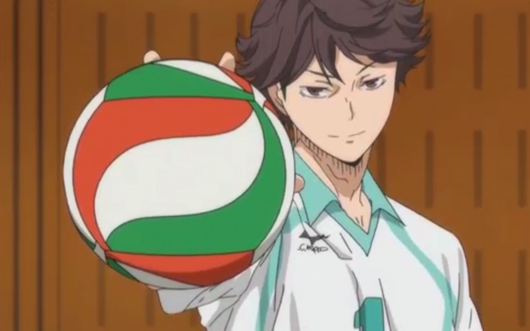 及川彻"大王"打球合集,那个发球自带bgm的男人来了