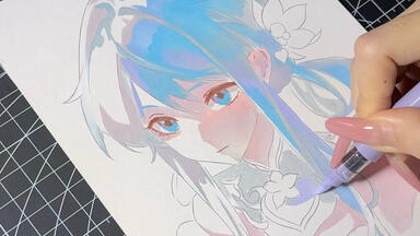 评测】Flowers 杉菜水姬画集亲笔签名innocent grey 插画集galgame