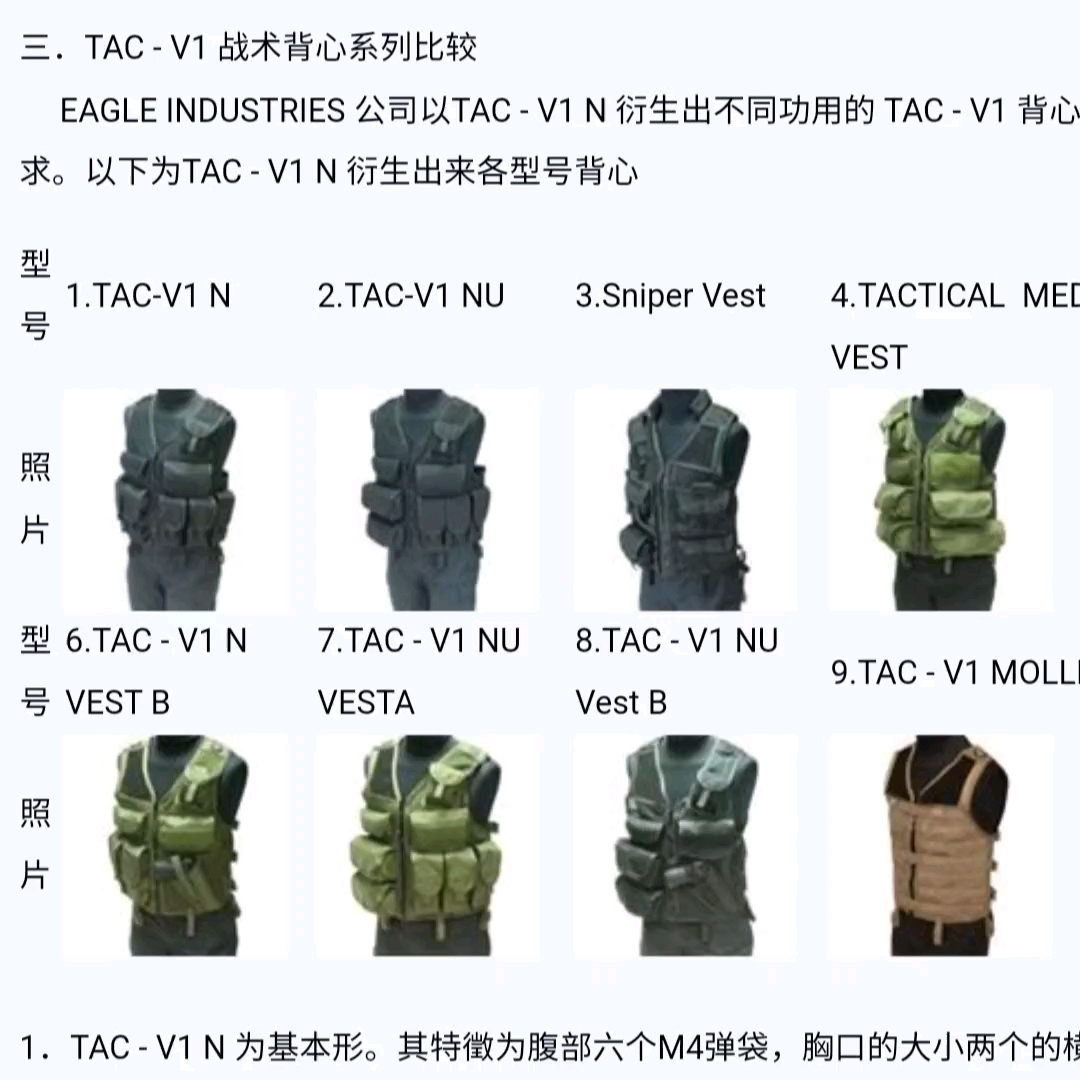 tactec战术背心图片