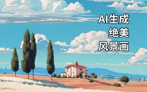 Download Video: 使用midjourney生成卡通风景插画的技巧与思路【AI绘画】