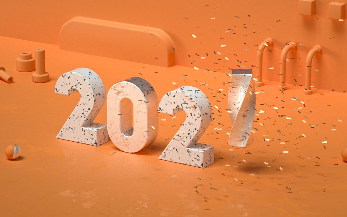 [图]【C4D+Octane】2020跨年小动画（场景搭建及渲染）