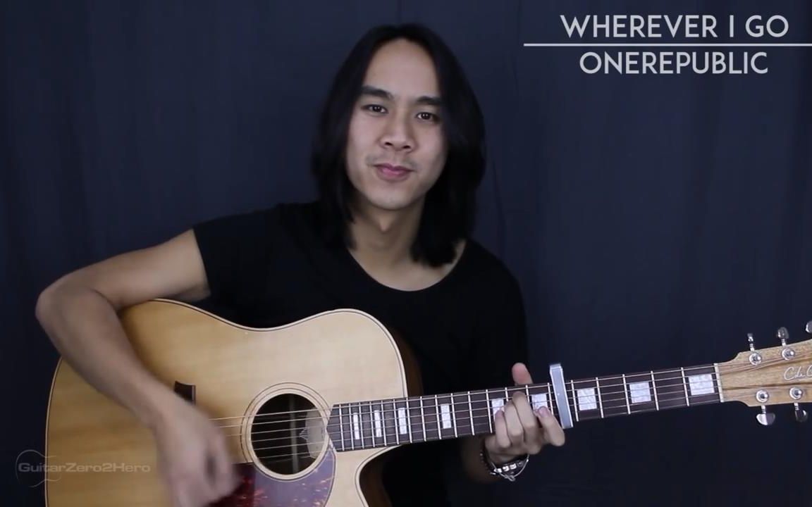 [图]【Youtube搬运】Wherever I Go - OneRepublic 吉他教程