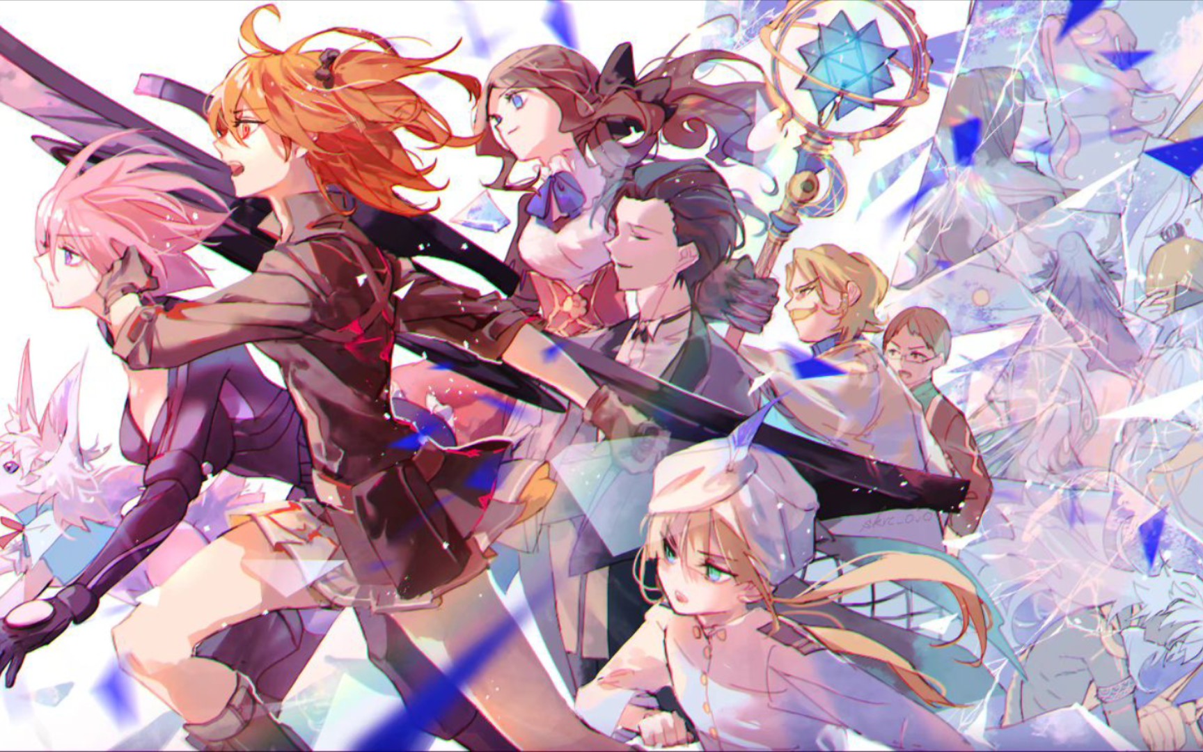 fgo五周年,以此记念这段煌煌闪耀的时光