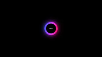 HTML5+CSS3小实例：炫彩流光圆环加载动画