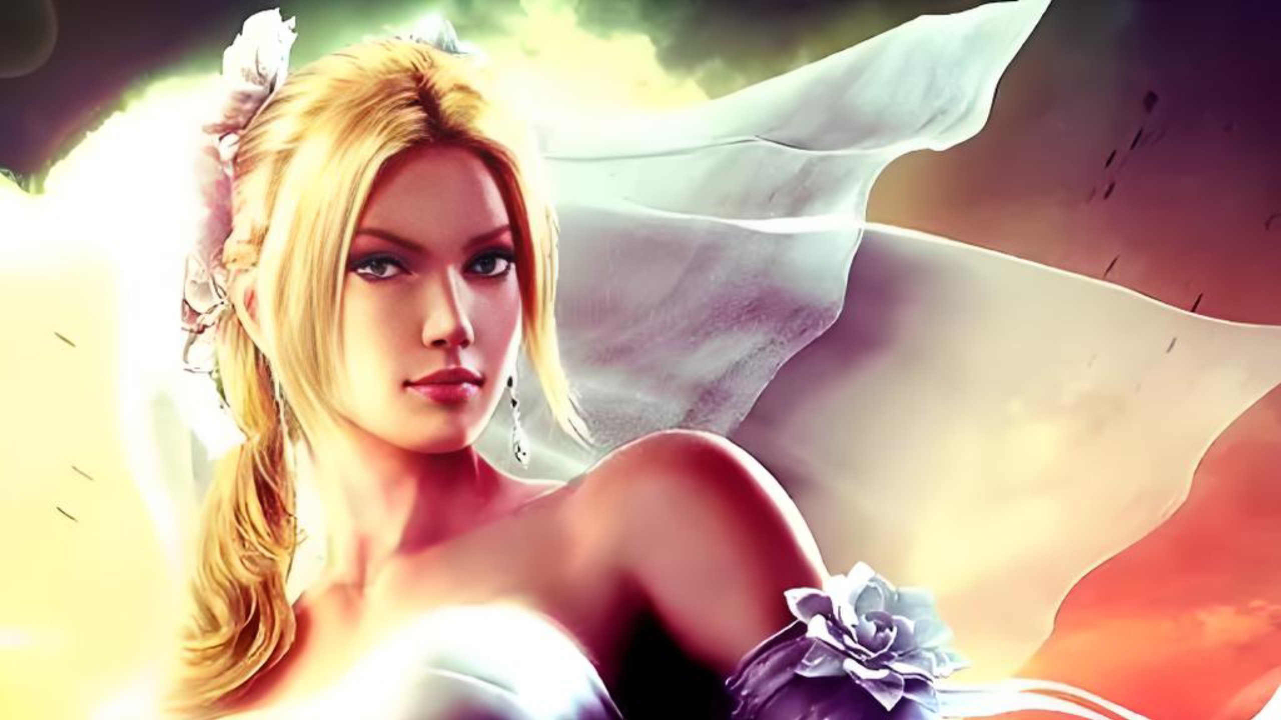 铁拳7 宝箱模式 :艾达表姐妮娜 收拾变态傻电脑 对假李狼,对假尼根