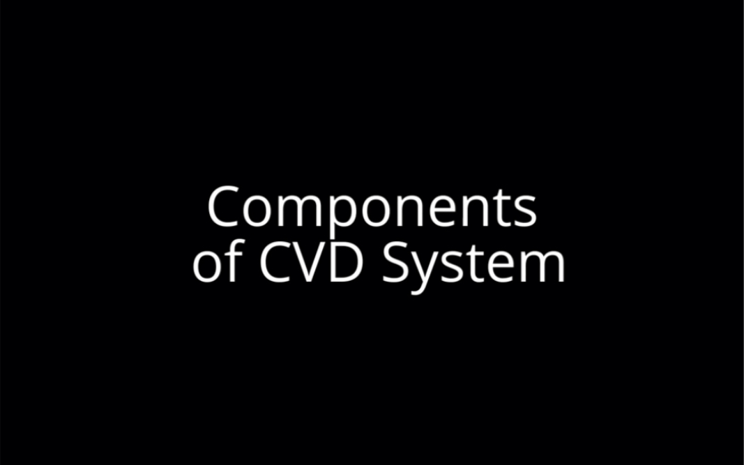 Components of CVD system CVD部件组成 Scrubber哔哩哔哩bilibili