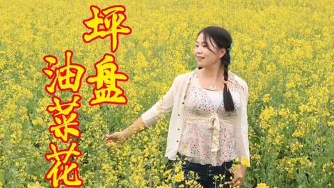 唐小静携美女摄影师走进坪盘村,一起赏绚丽绽放的油菜花