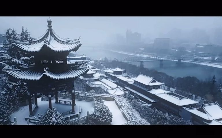 [图]被冬天遗忘的大雪，盛开在了兰州的春天