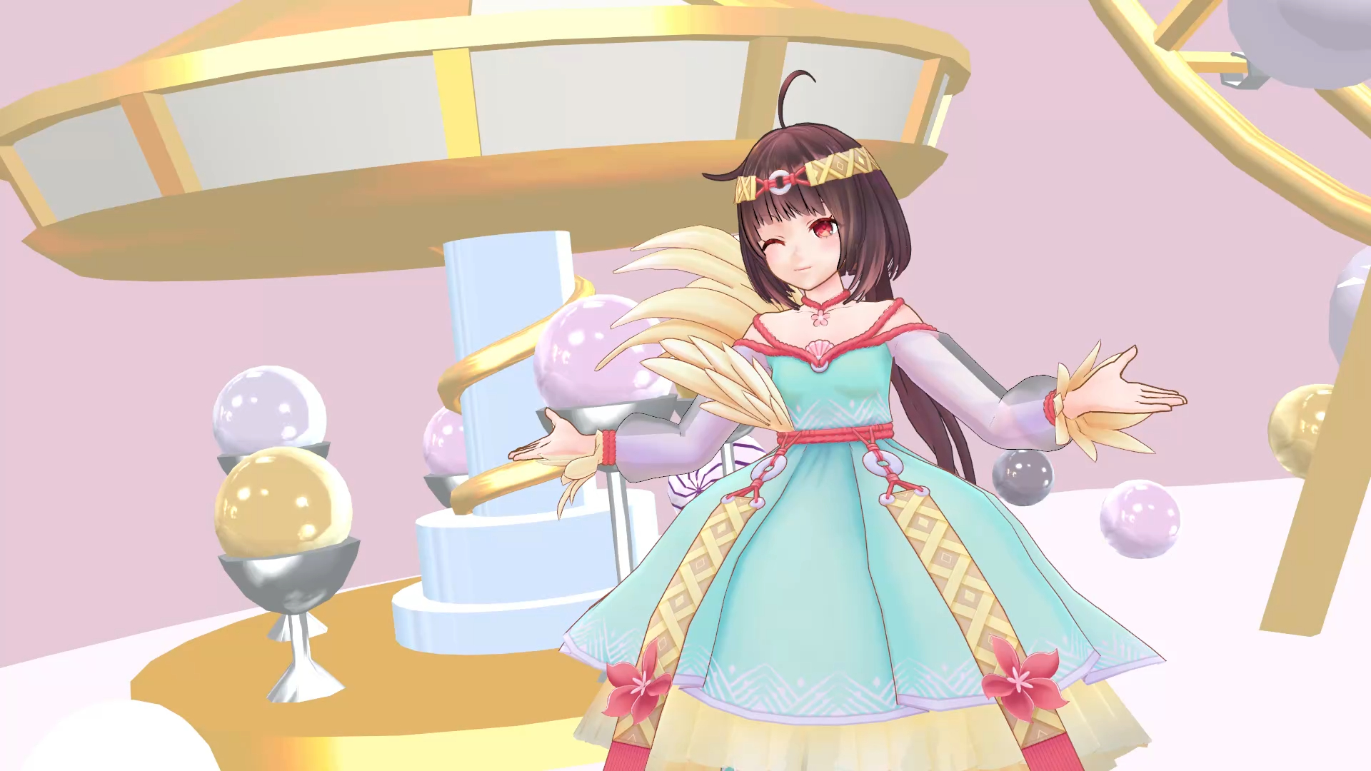 【泠鸢yousammd】祝yousa姐姐生日快乐,第一次组装mmd,穿模了还不知道