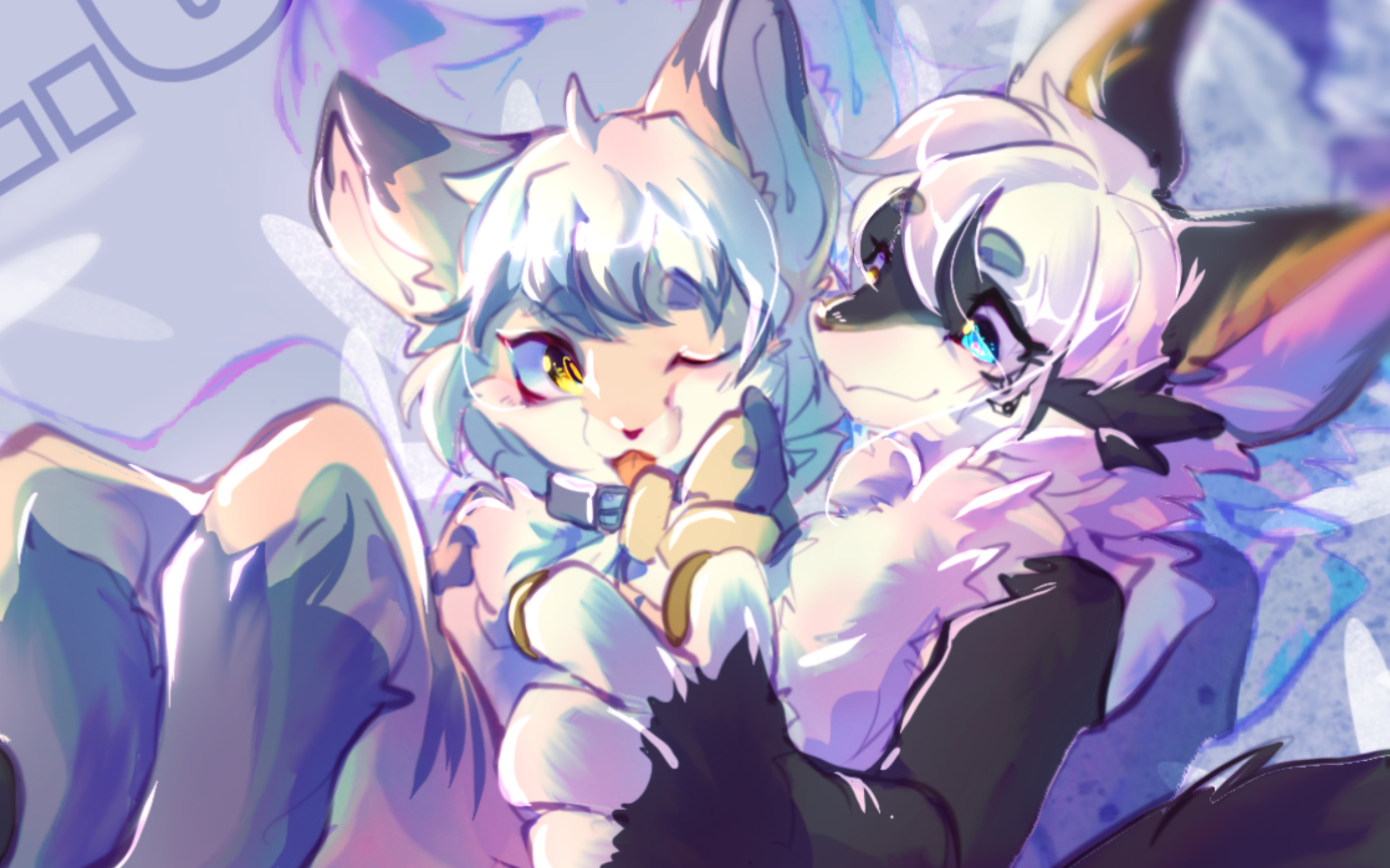 【furry】【procreate绘画过程】来自兽圈亲友的约稿 (猜猜是谁 ?