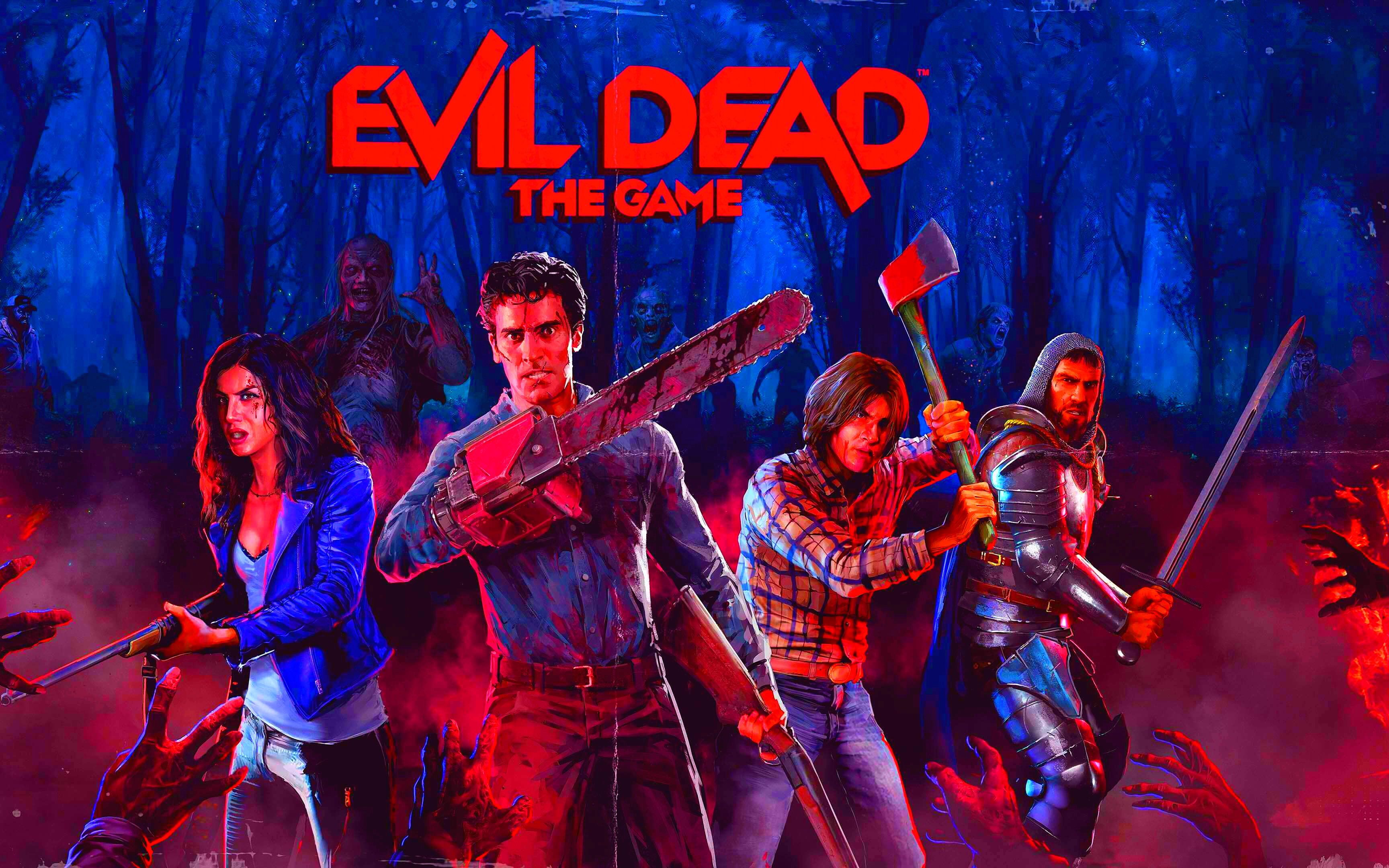 [图]鬼玩人：游戏(Evil Dead The Game)闇黒繋奇幻の多人合作ARPG联机,线上玩家對戰┃冷兵器│屠擊｜悪靈━血腥肢解－近戦ー斬殺丨第三人称打击／屍變