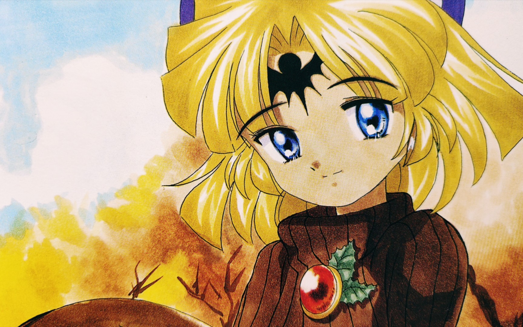 游戏《梦幻小妖精》角色"黑暗罗德兰 光之公主"插画,设定(第2期)