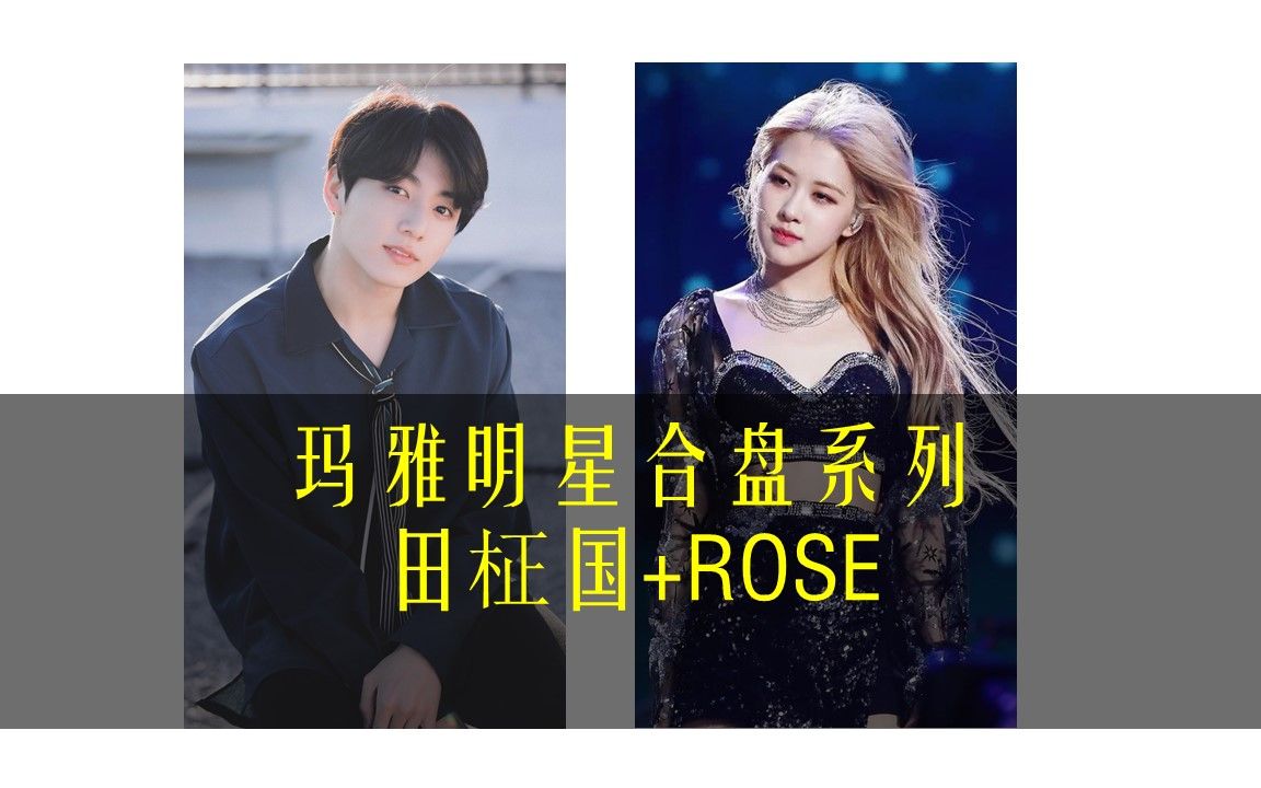 田柾国和ROSE的合盘解读哔哩哔哩bilibili