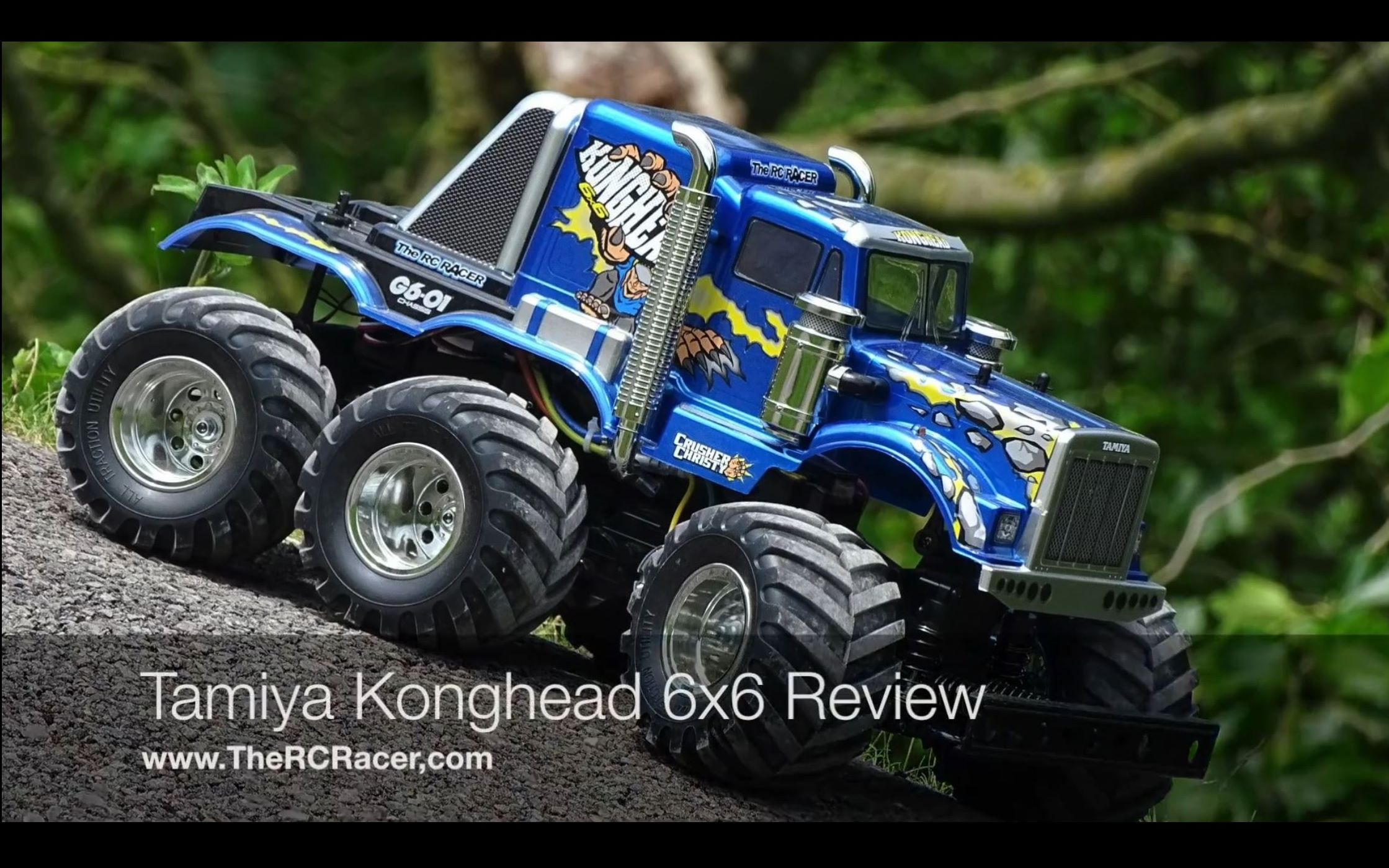 thercracer田宫rc六轮大脚卡车g601越野影像konghead6658646