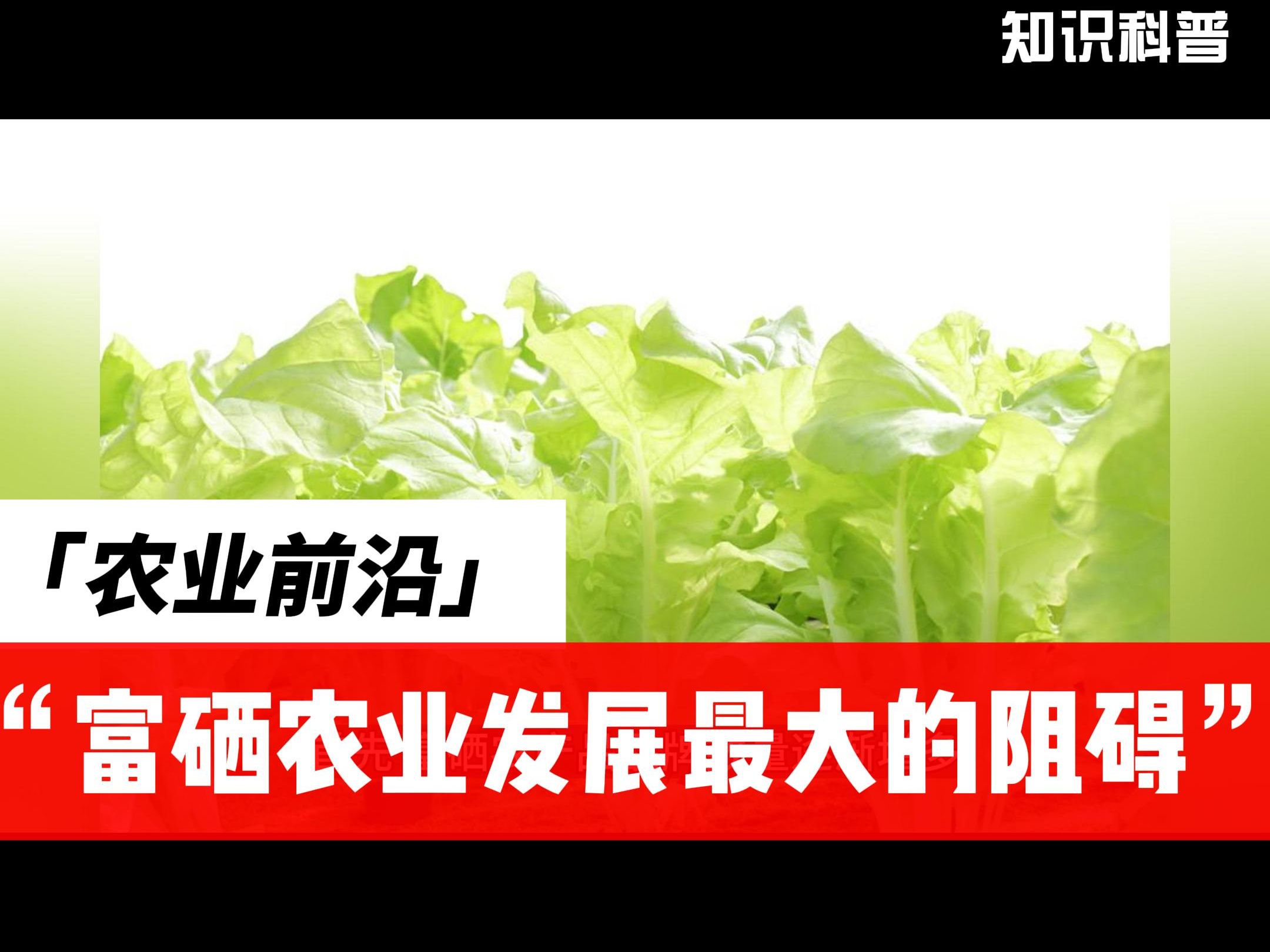 富硒农业发展最大的不利因素