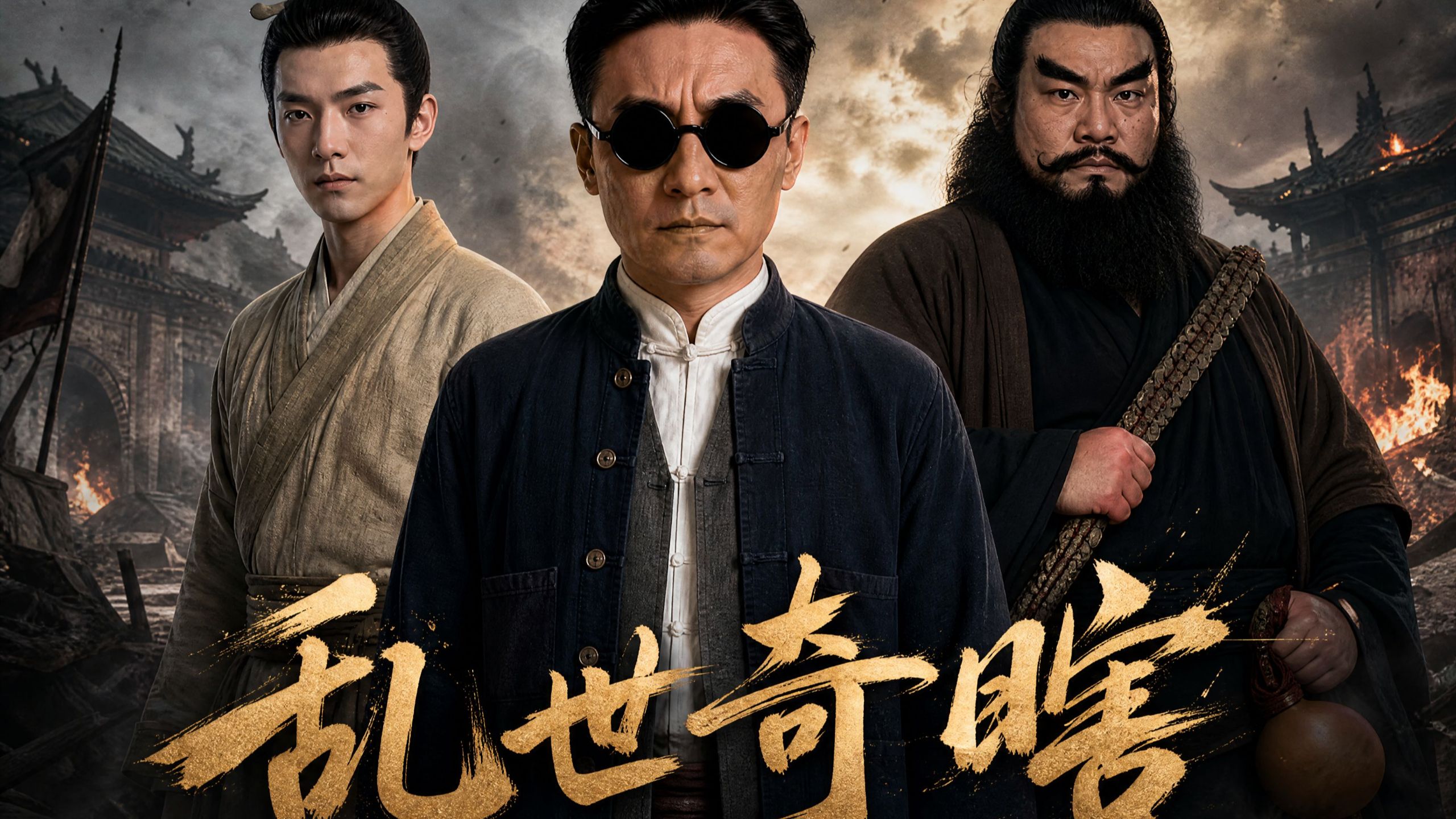 耗时1坤月，AI电影《乱世奇瞎》终于完成了！【AI全民制作人】